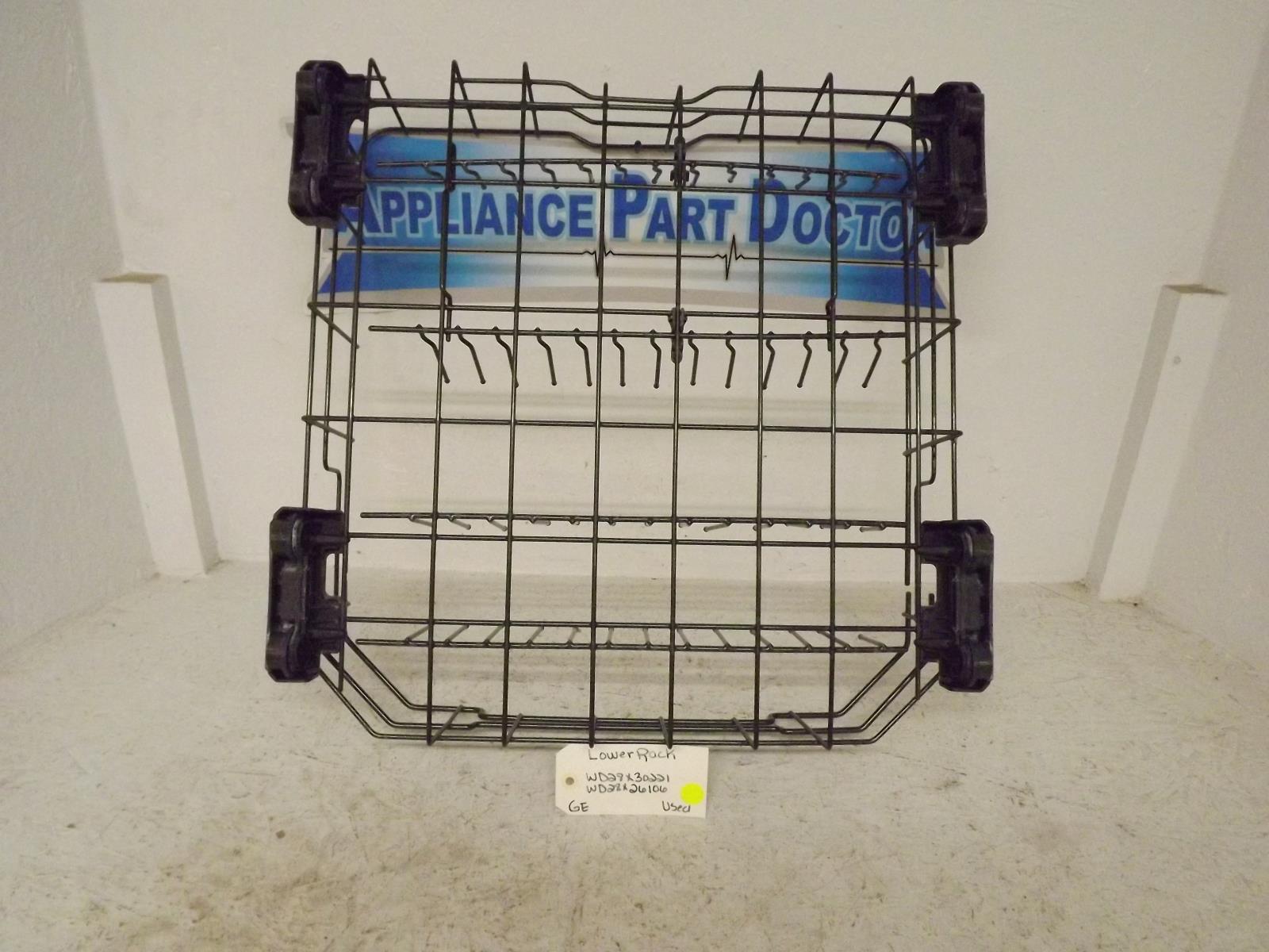 GE Dishwasher WD28X30221 WD28X26106 Lower Rack Used GE Dishwasher WD28X30221 WD28X26106 Lower Rack Used